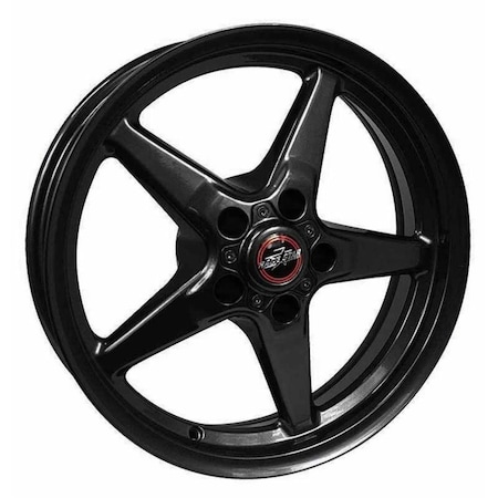 Bufonada 92 Drag Star Bracket Racer 18x5 5x115BC 2.00BS Gloss Wheel, Black BU3831804
